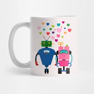 Robot Love Story Mug